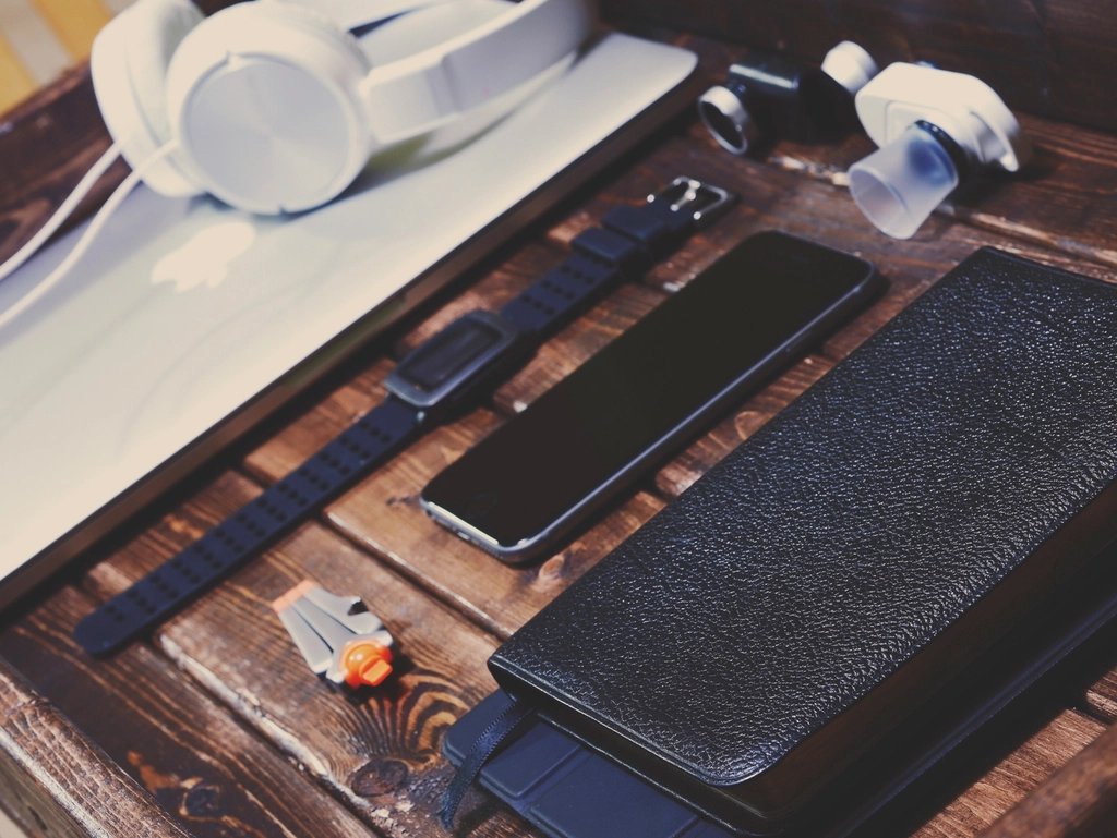 Creative desk flatlay